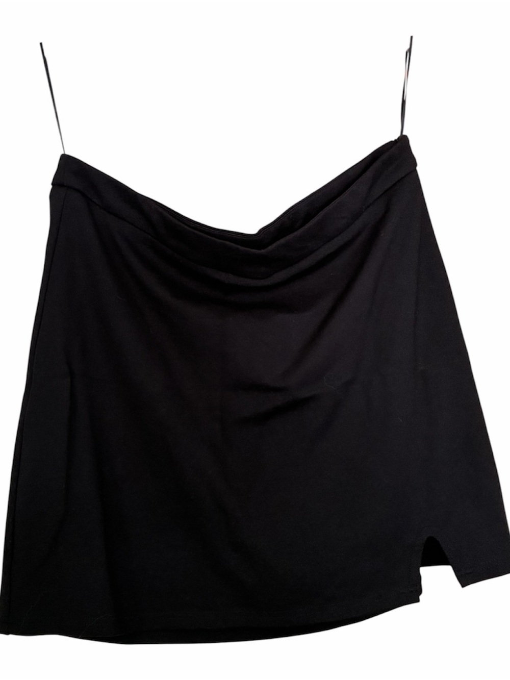 Princess Polly Black Skort with Subtle Front Slit Sz 10